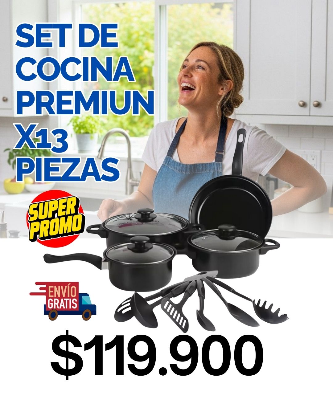 Set de Cocina Premium – 13 Piezas✨🍳